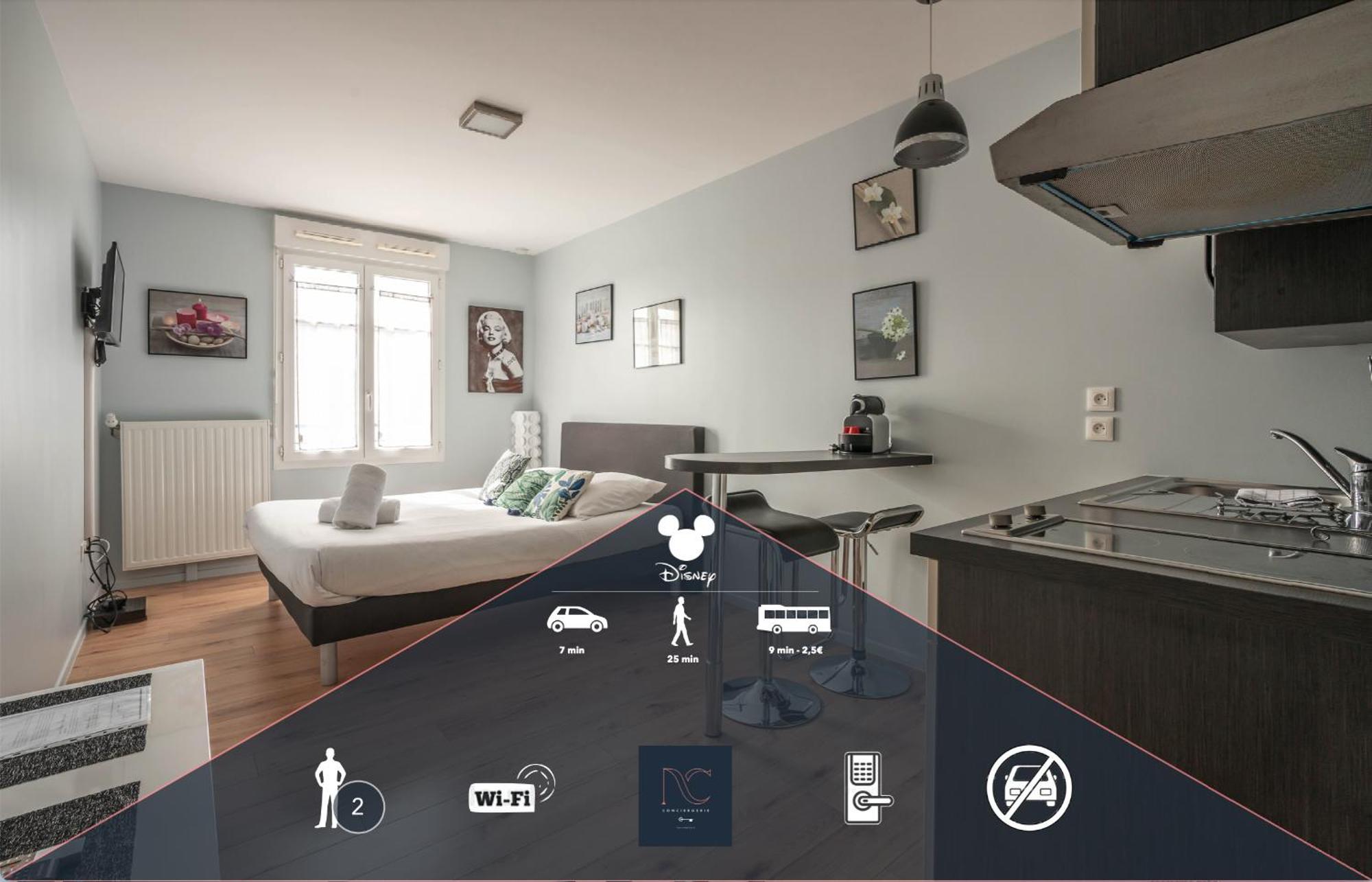 Appartamento Disneyland-paris, 2 Pers, Wifi Serris